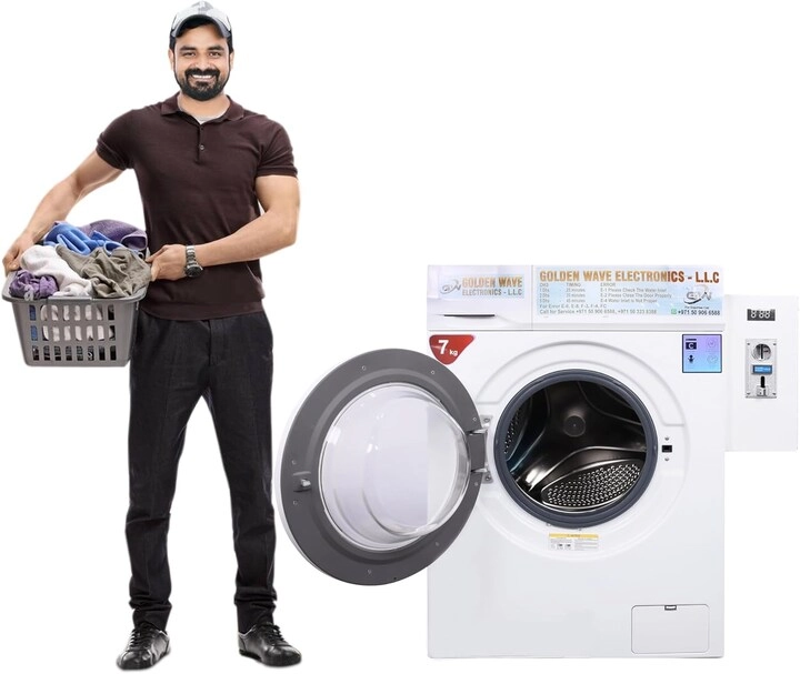 Coin operated washing machine