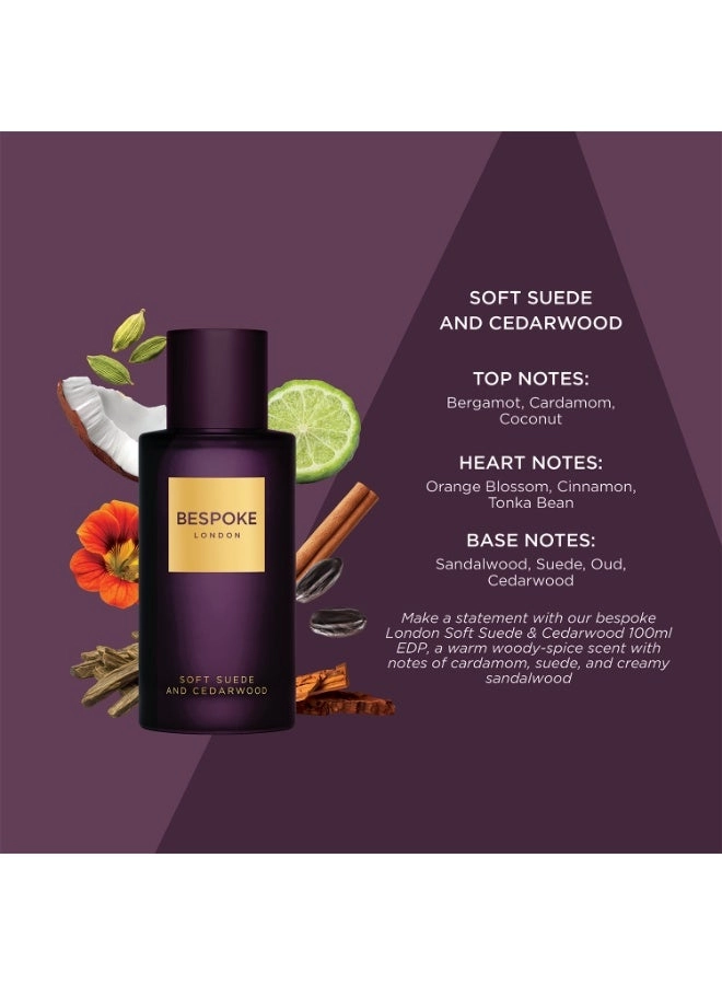 Soft Suede & Cedarwood Eau de Parfum - 100ml