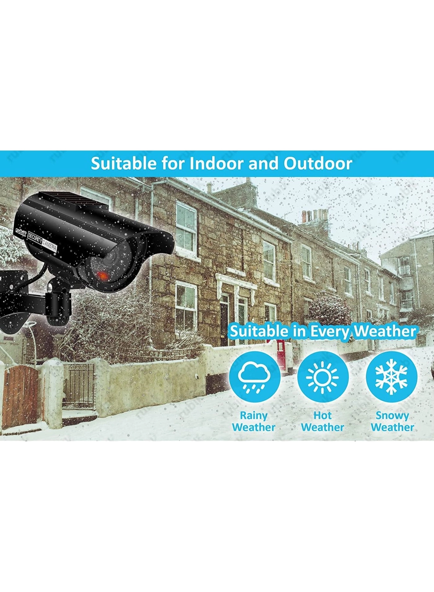 Dummy CCTV Security Camera - Indoor/Outdoor