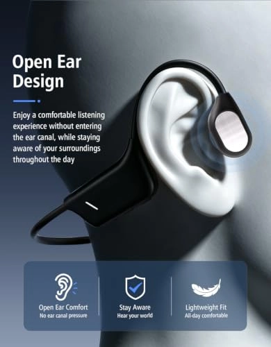 Bone Conduction Open-Ear Headphones Wireless Headphone