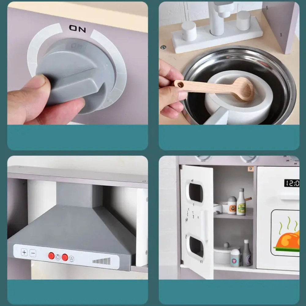 Wooden Kitchen Kids Play Toy Set (GF-BL-20212)