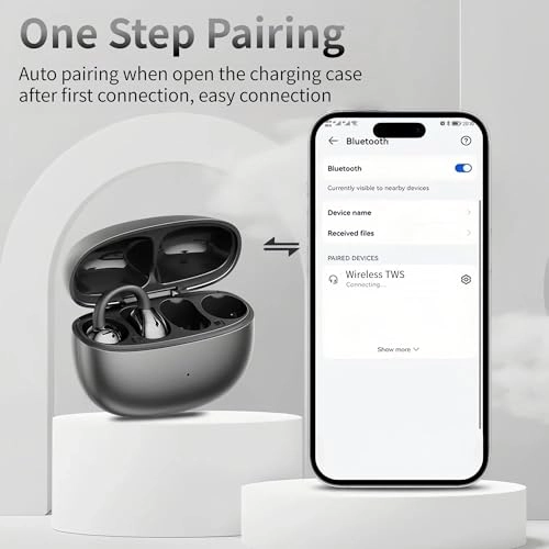 Open Ear Clip Wireless Headphone