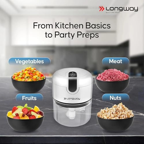 Slicer Rechargeable Mini Electric Chopper - 250ml USB Rechargeable