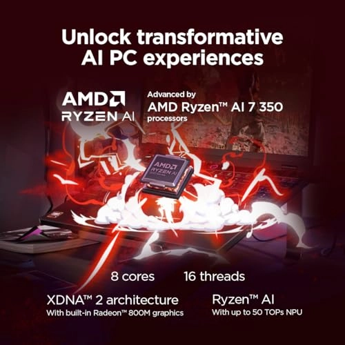 Legion 5 15AKP10 83F10056AX - 15.1'' Ryzen AI 7-350 32GB DDR5 1TB SSD