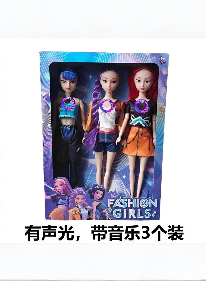 Generic Doll Set - 3-Piece