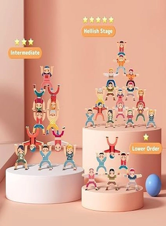 Wooden Stacking Balance Game
