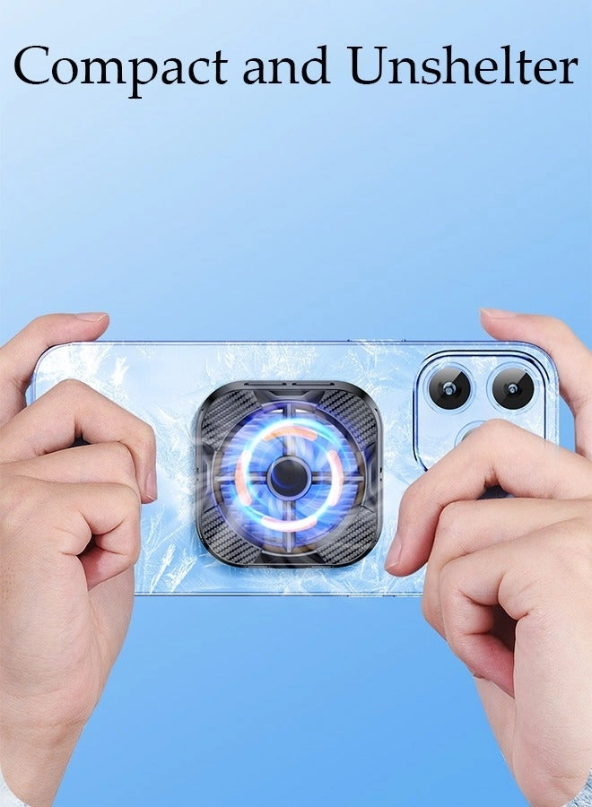 Magnetic Cooling Chip - Phone Fan RGB Lights