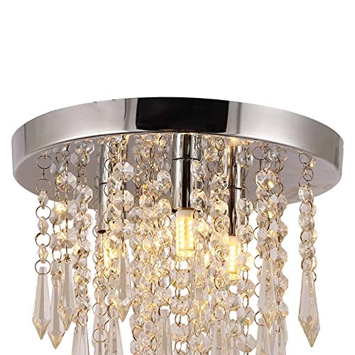 Round Crystal Ceiling Light