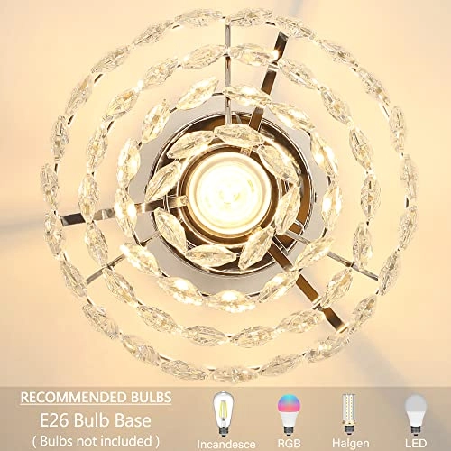 Mini Small Crystal Ceiling Lamp - Dimmable