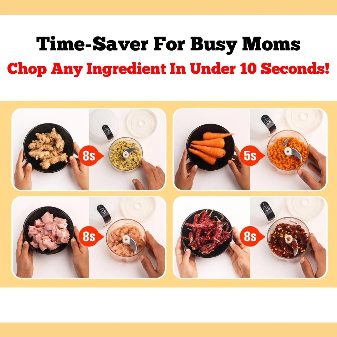 Mini Electric Chopper - 250 ML USB-C