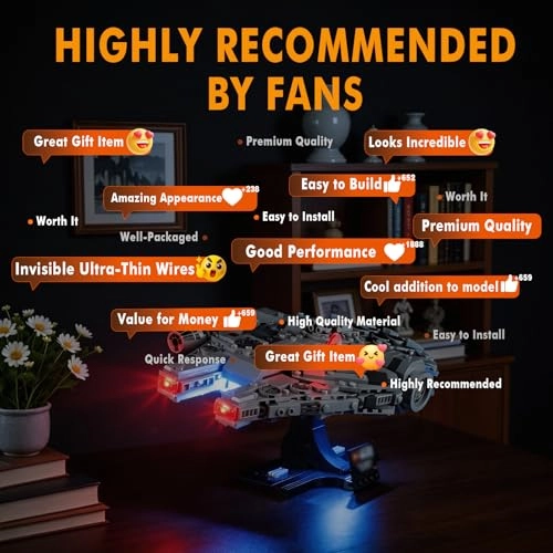 LED Light for Lego Millennium Falcon (75375)