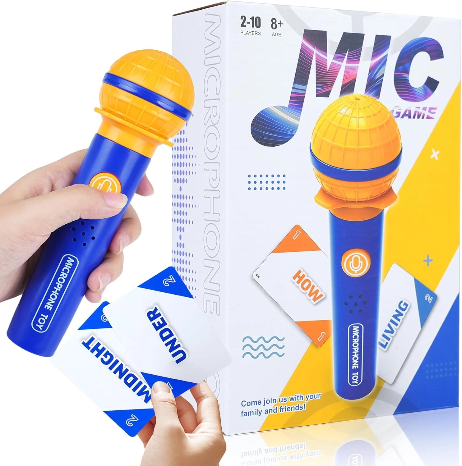 TERRIFI Real Mic Karaoke Party Game - Ages 8+ 130 word cards