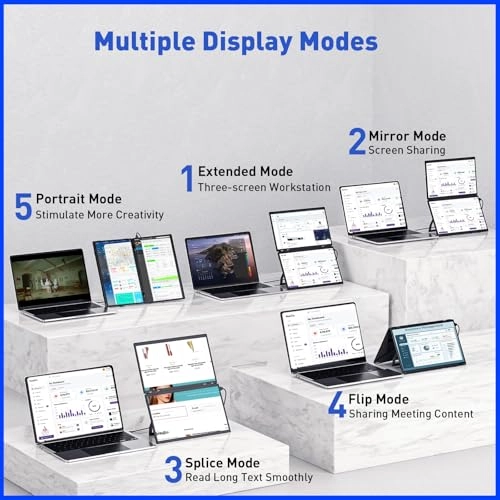 Laptop Screen Extender - 15.6'' 1080P USB C