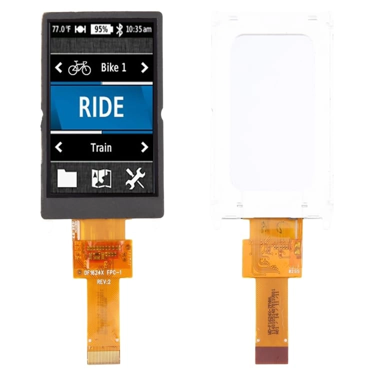 HUAIGNZDF Watch Spare Part LCD Screen with Digitizer Full Assembly for Garmin Edge 800