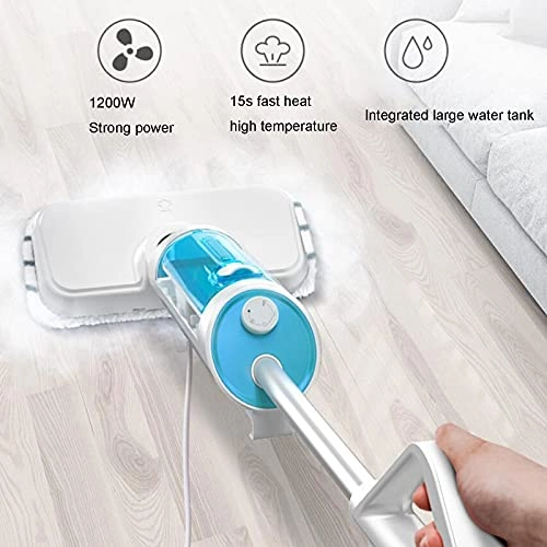 Handheld Steam Mop Cleaner - Silver 1 Mop Pad Flat mop