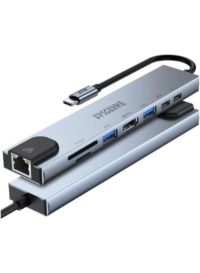 Multiport Hub - 8-in-1 4K HDMI 87W Power Delivery
