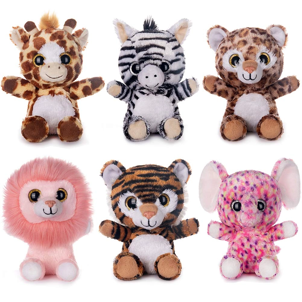 My OLi Lion - 7 in + Elephant + Zebra + Giraffe + Tiger + Leopard