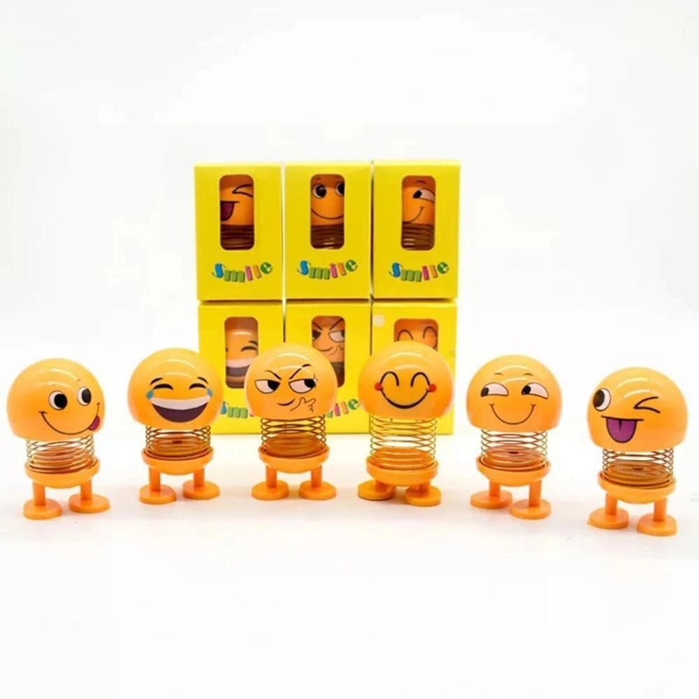 Jawda Smiling Face Spring Bouncing Toy - 3 years+