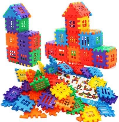 Happy Home Building Blocks - 72 pcs