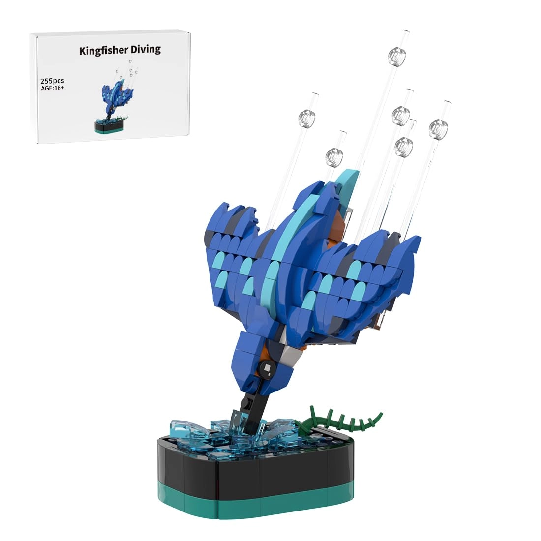 WOWOBONTOY Kingfisher Diving - Kawasi 255pcs