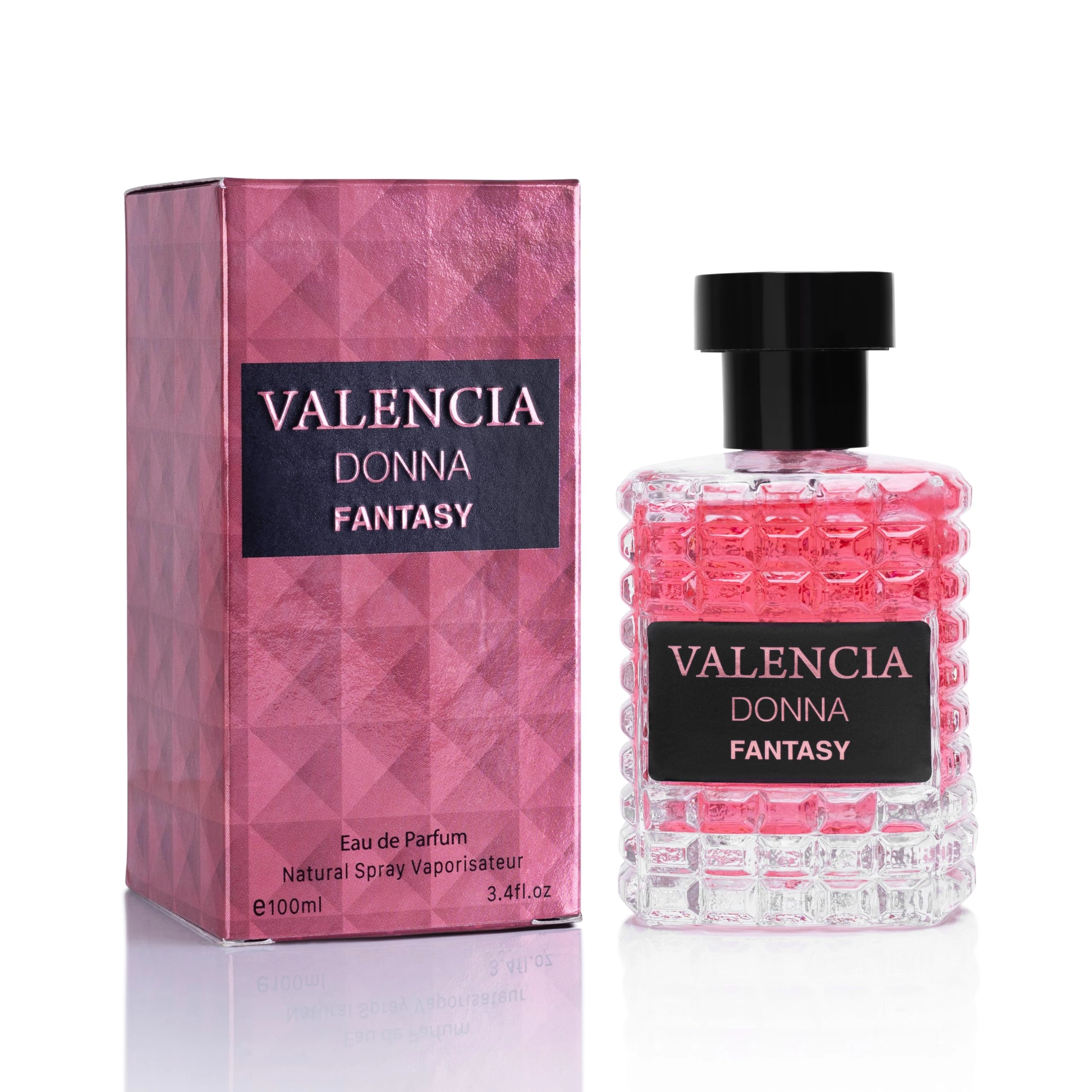 NovoGlow Valencia Donna Fantasy - Eau de Parfum 3.4 Fluid Ounces