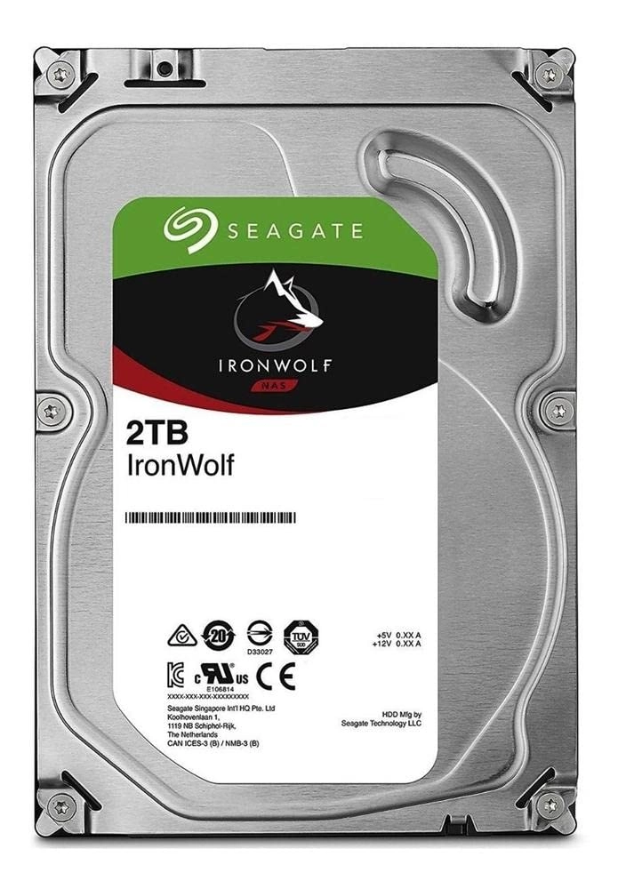 Seagate IronWolf NAS 3.5" 5900rpm 64MB SATA 1.5Gb/s (ST2000VN004) - 2TB