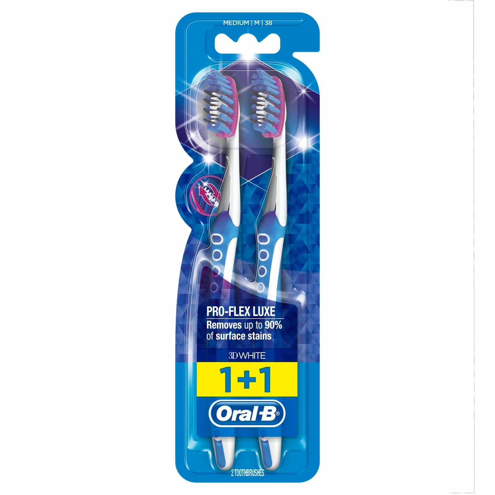 3D White Luxe Pro-Flex - Medium 2-Piece Pack