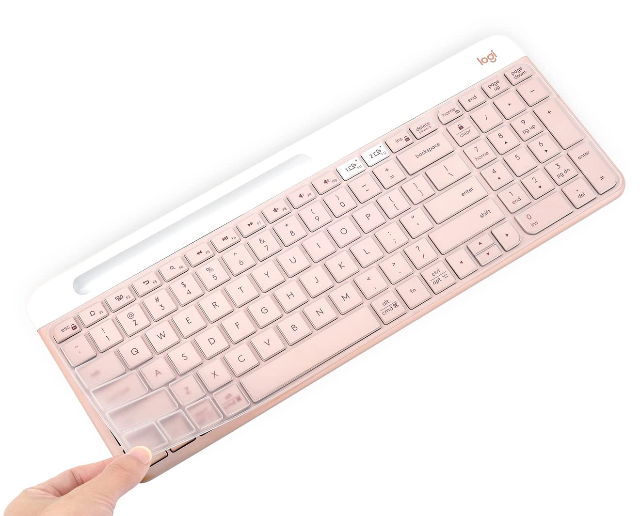 Leze Keyboard Cover - MK470 K580 K585 Clear