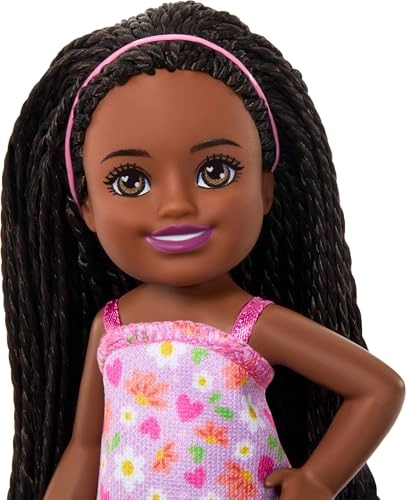 Ari Small Doll - 15 cm Braided Hair Removable Floral Dress