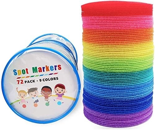 MZA STORES Carpet Spots Markers - 4 Inch 72 Pack