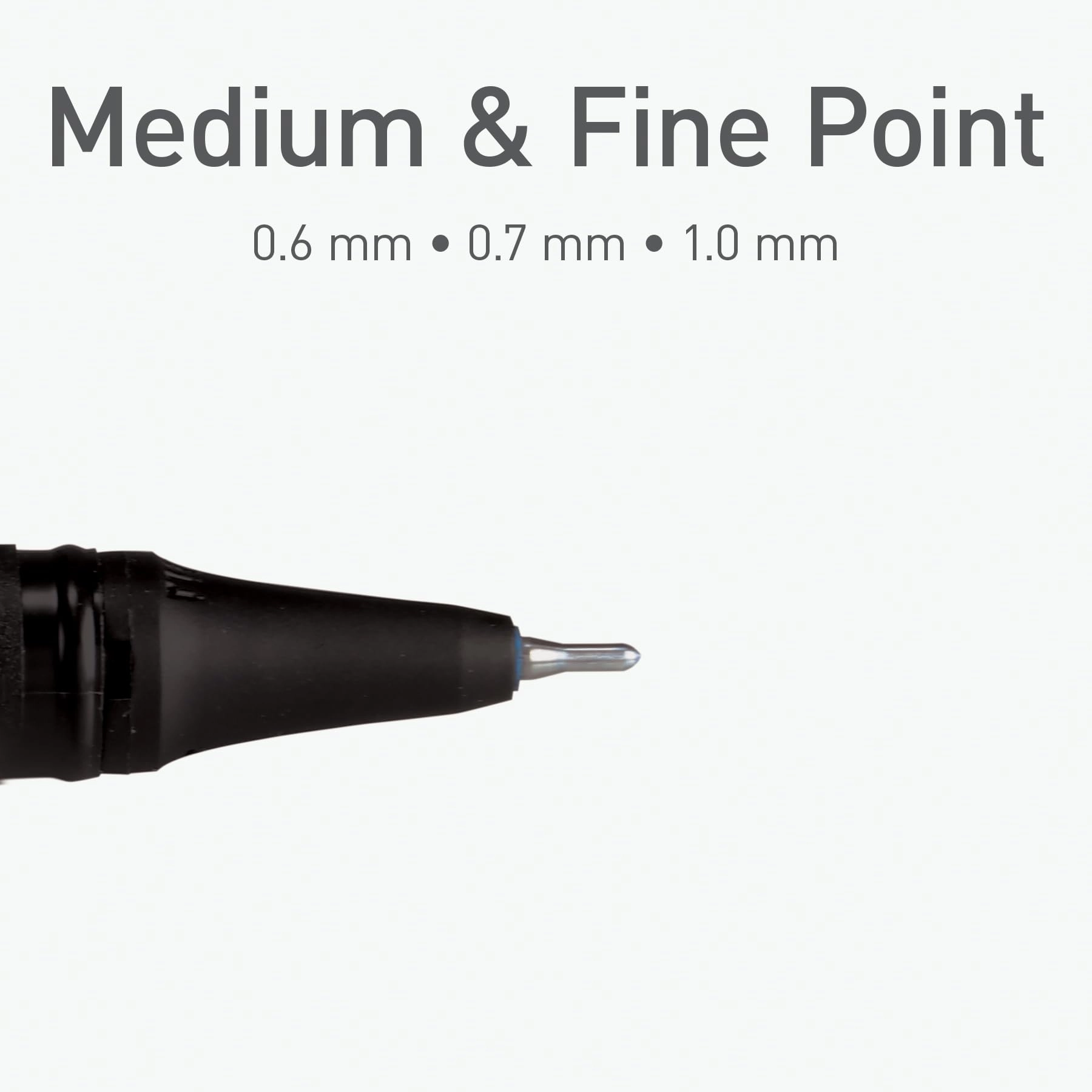 Gel Pens - 36 Count 0.6 mm 0.7 mm 1.0 mm