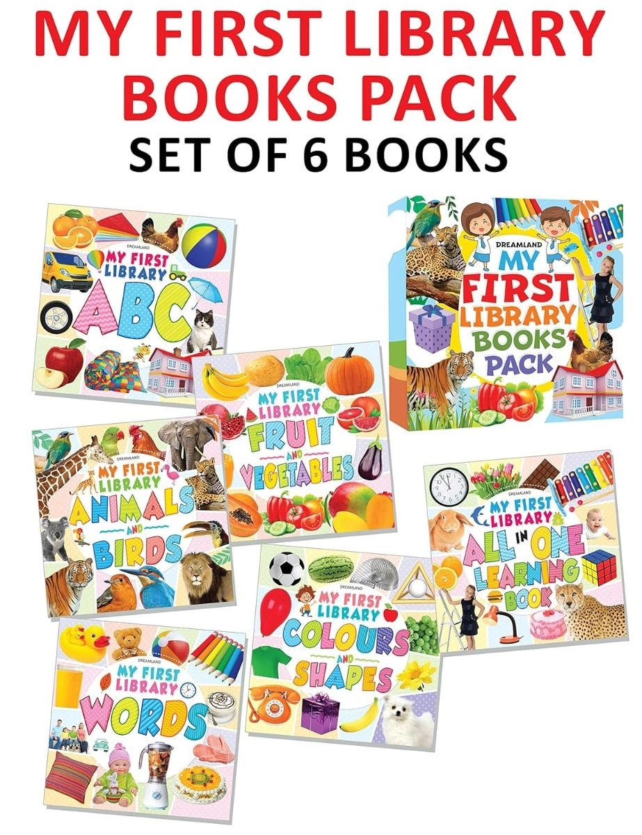 My First Library Book - 3 Years 6 pieces