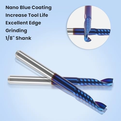 CNC Router Bits - 1/8"" (3.175mm) 10pcs