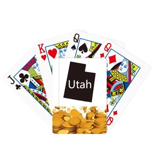 Utah The United States Of America Map Playing Card - Bridge Size 52 Playing Cards 2 Jokers