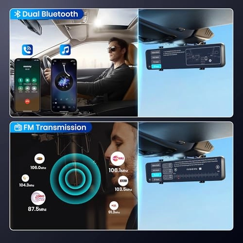Mirror Dash Cam - 4K 2160p