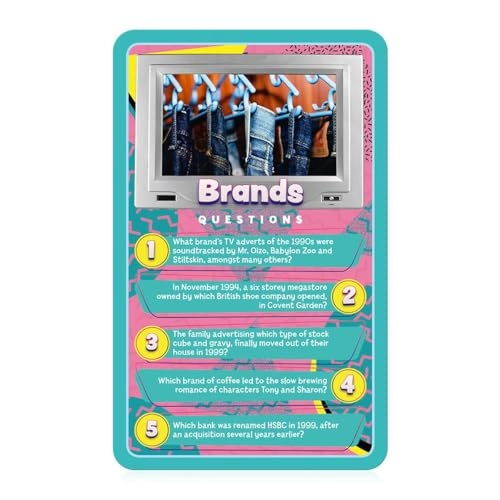 90s Quiz - Card Game 500 questions