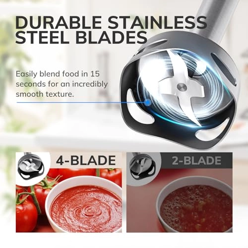 H4-SE - 6-in-1 Stainless Steel 12-Speed