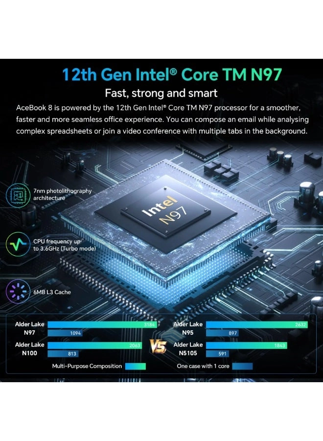 AceBook 8 - 15.6'' 512GB 16GB N97