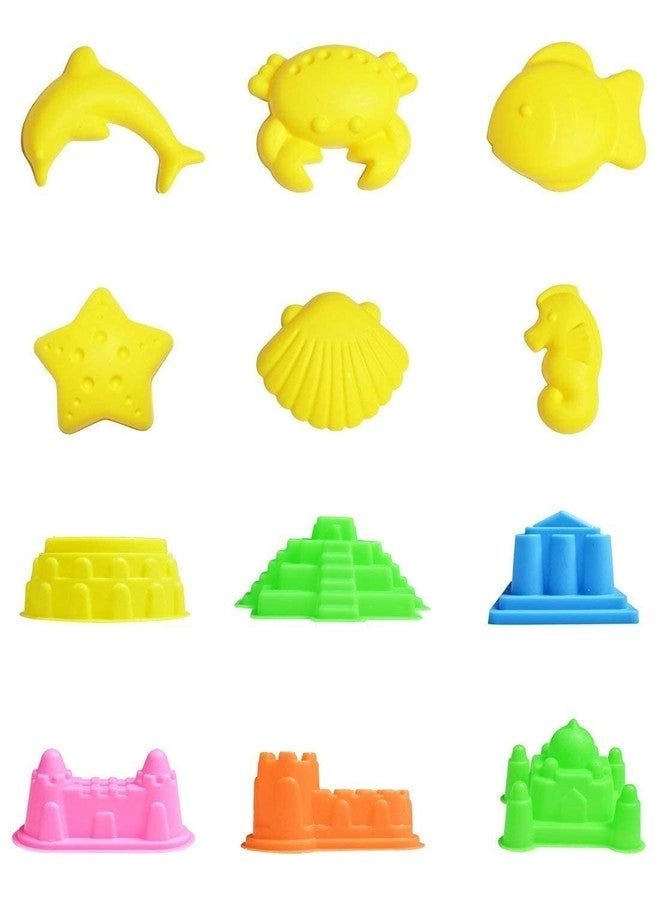 Magic Moving Kinetic Universe Sand tub Play Set - 2kg 10 Moulded Tools