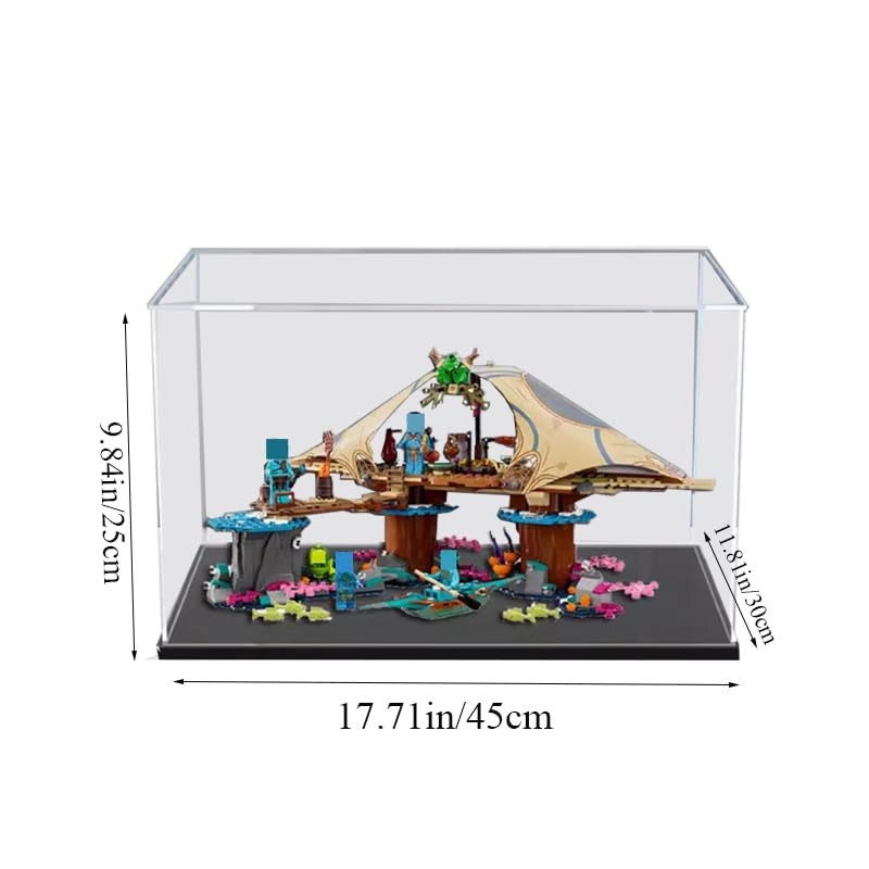 Clear Acrylic Display Case for LEGO LegoAvatar 75578 - The Way of Water Metkayina Reef