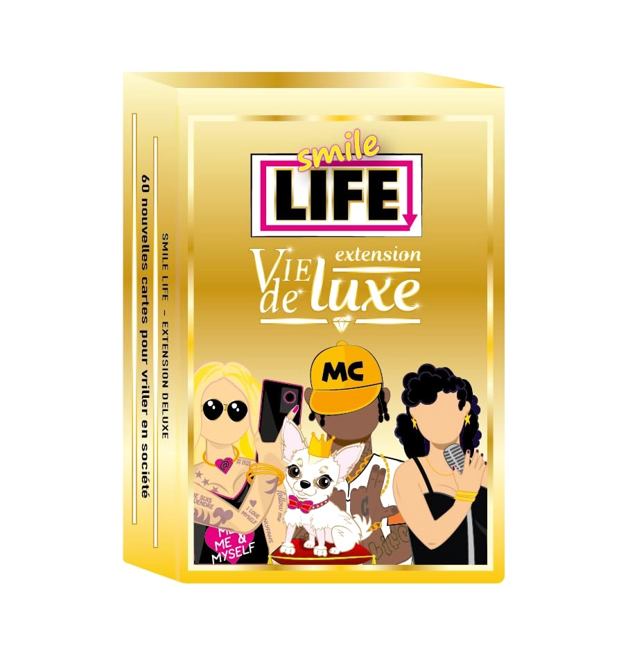 Blackrock Games Smile Life: Luxury Life - 60 Cards Requires Base Game