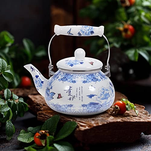 Enamel Tea Kettle - Enamel