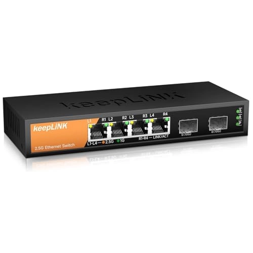 6 Port 2.5G Switch 6-ports