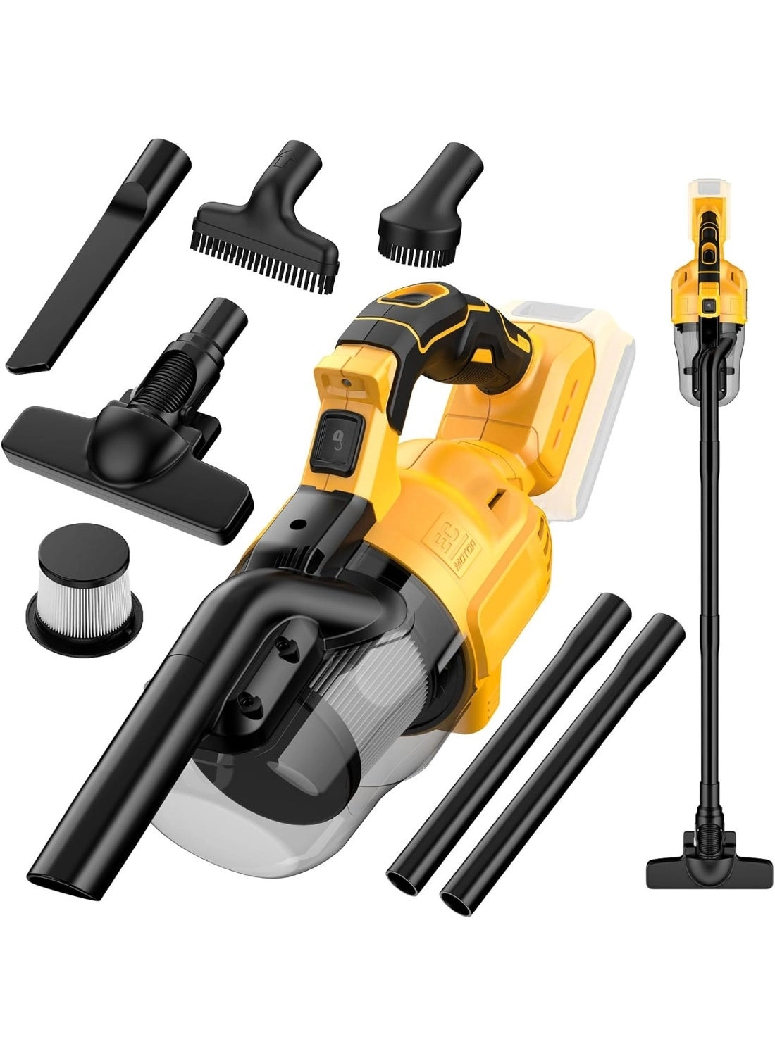 5 in 1 Cordless Vacuum - 2pcs 21V 4.0ah