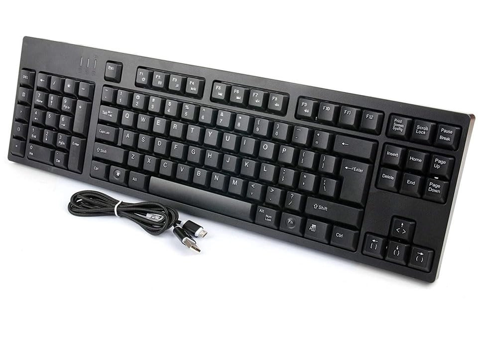 MCSaite Wired Keyboard with Touchpad - USB