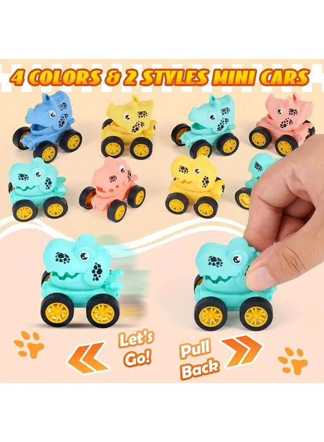 Mini Dinosaur Wind Up Toy Cars - 24pcs Set
