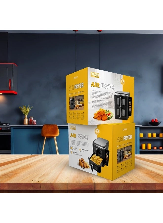 Double Stack Dual Zone Air Fryer Oven