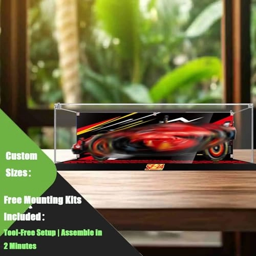 Display Case 42207 - 3mm Acrylic Transparent UV Protection Dustproof