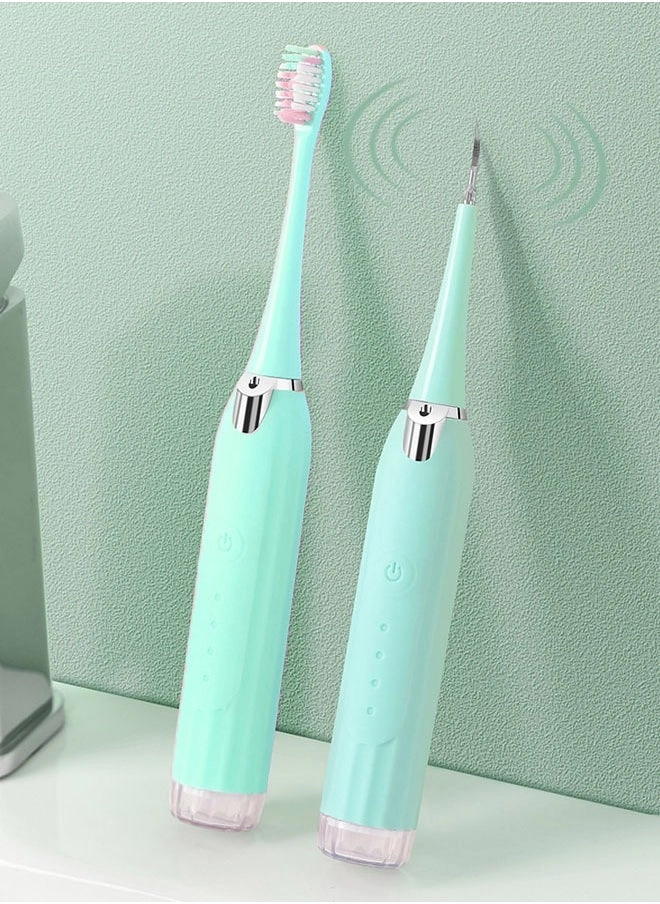 Electric Toothbrush - Super Soft Blue 4 Different Heads
