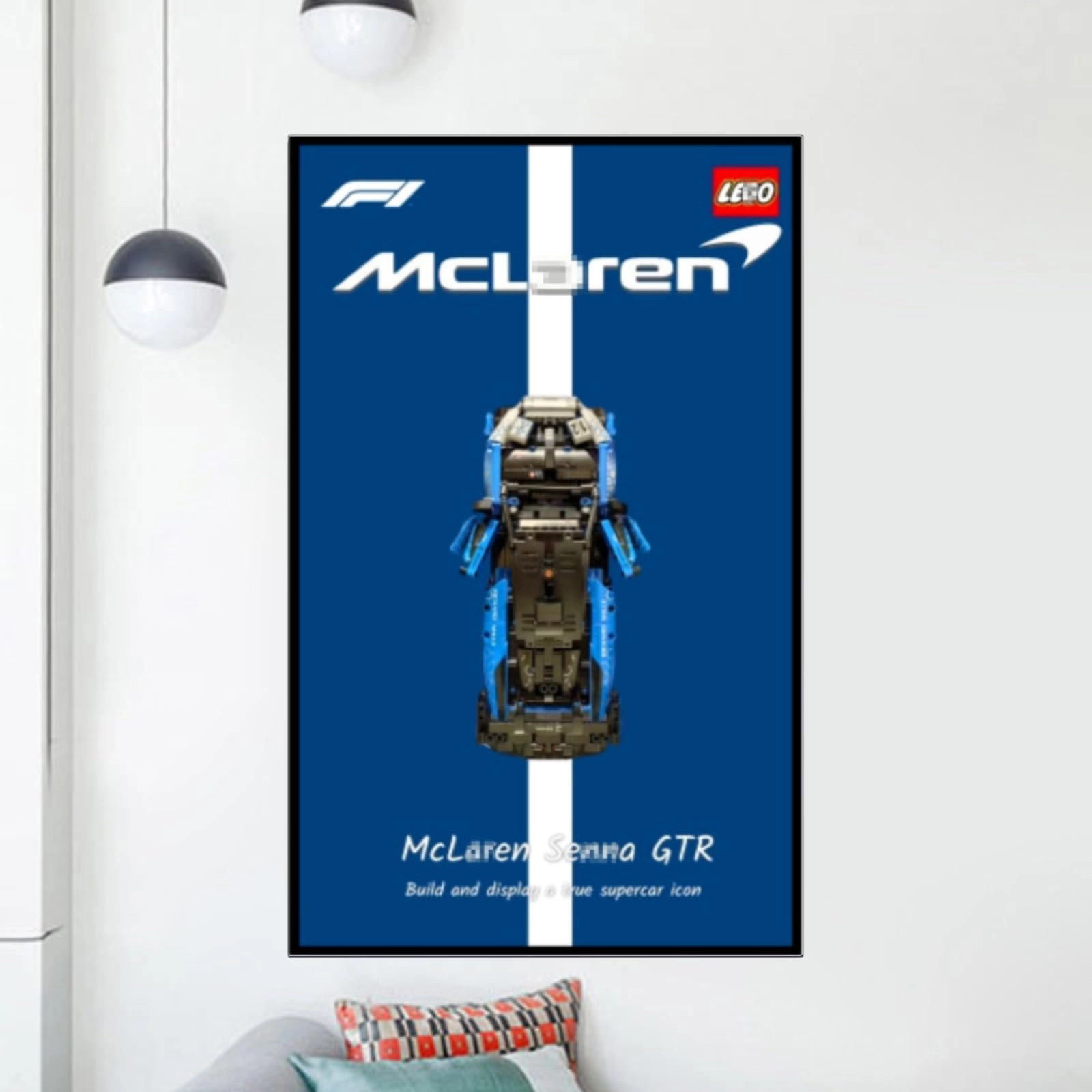 Figures Display Wall Mount - 50x80x4cm Acrylic